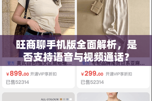 旺商聊手机版全面解析，是否支持语音与视频通话？